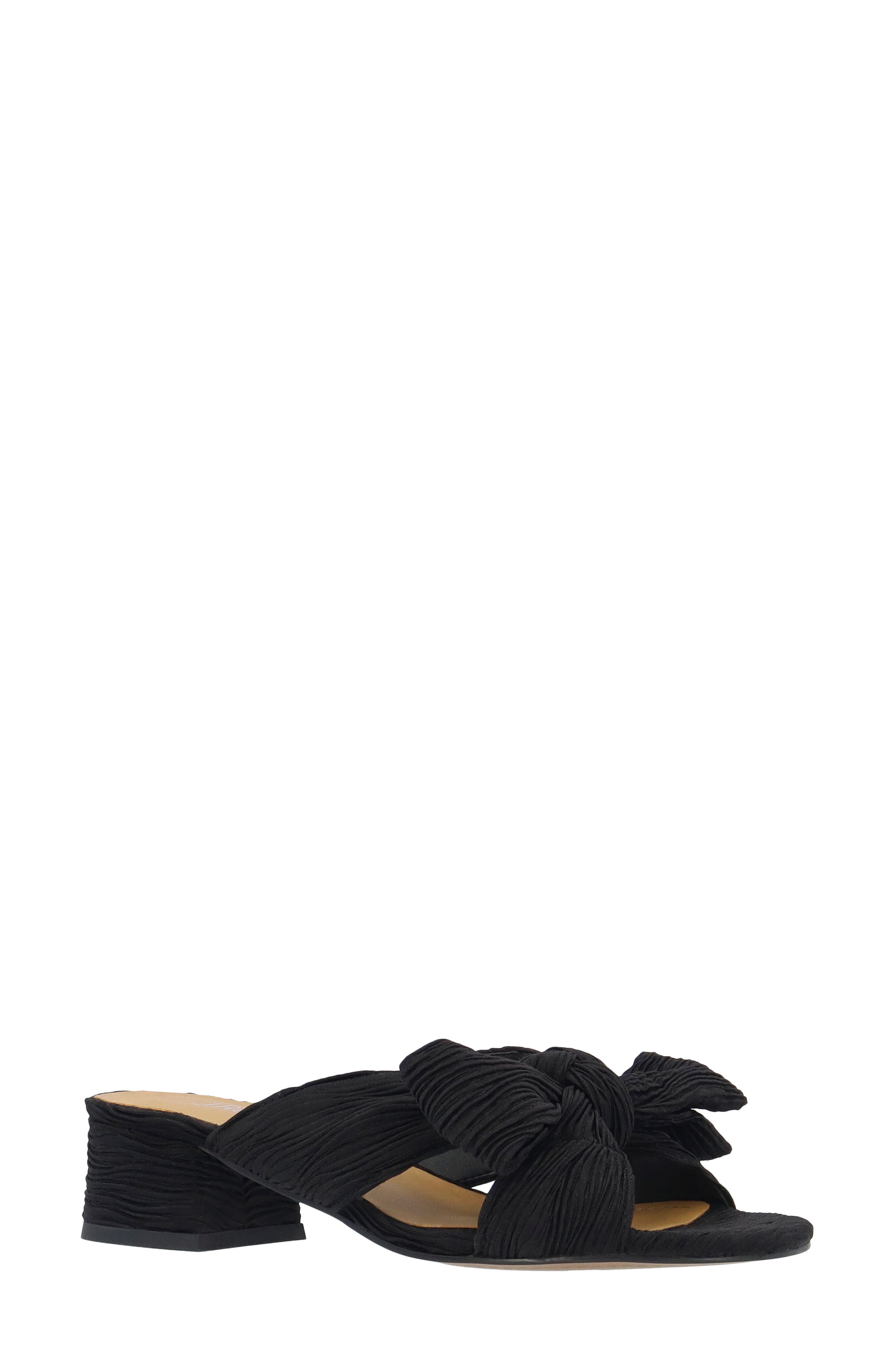 J. Reneé Paladino Slide Sandal, Main, color, Black
