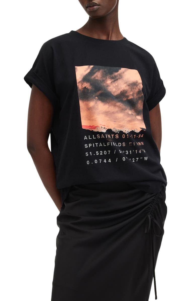 AllSaints Liberte Graphic T-Shirt, Alternate, color,