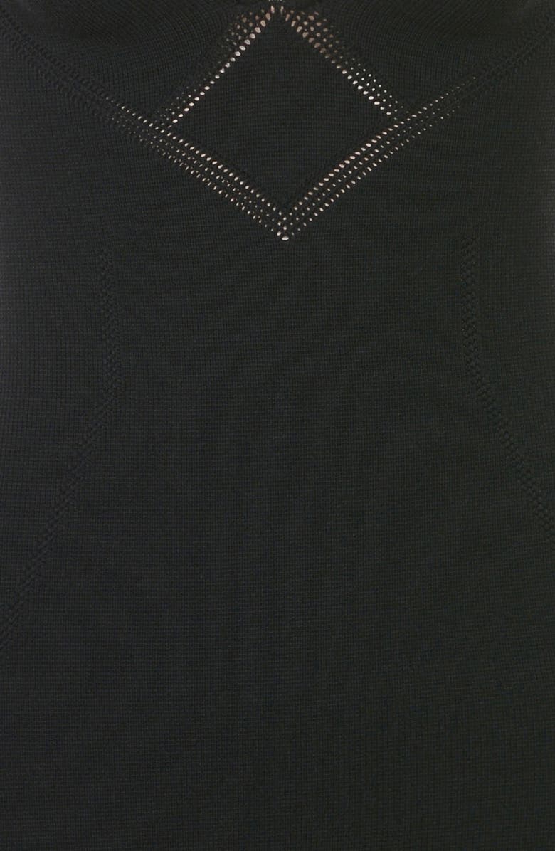 HOUSE OF CB Magdelena Midi Cocktail Dress, Alternate, color, Black