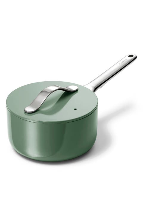 Nonstick Ceramic 1.75-Quart Sauce Pan with Lid