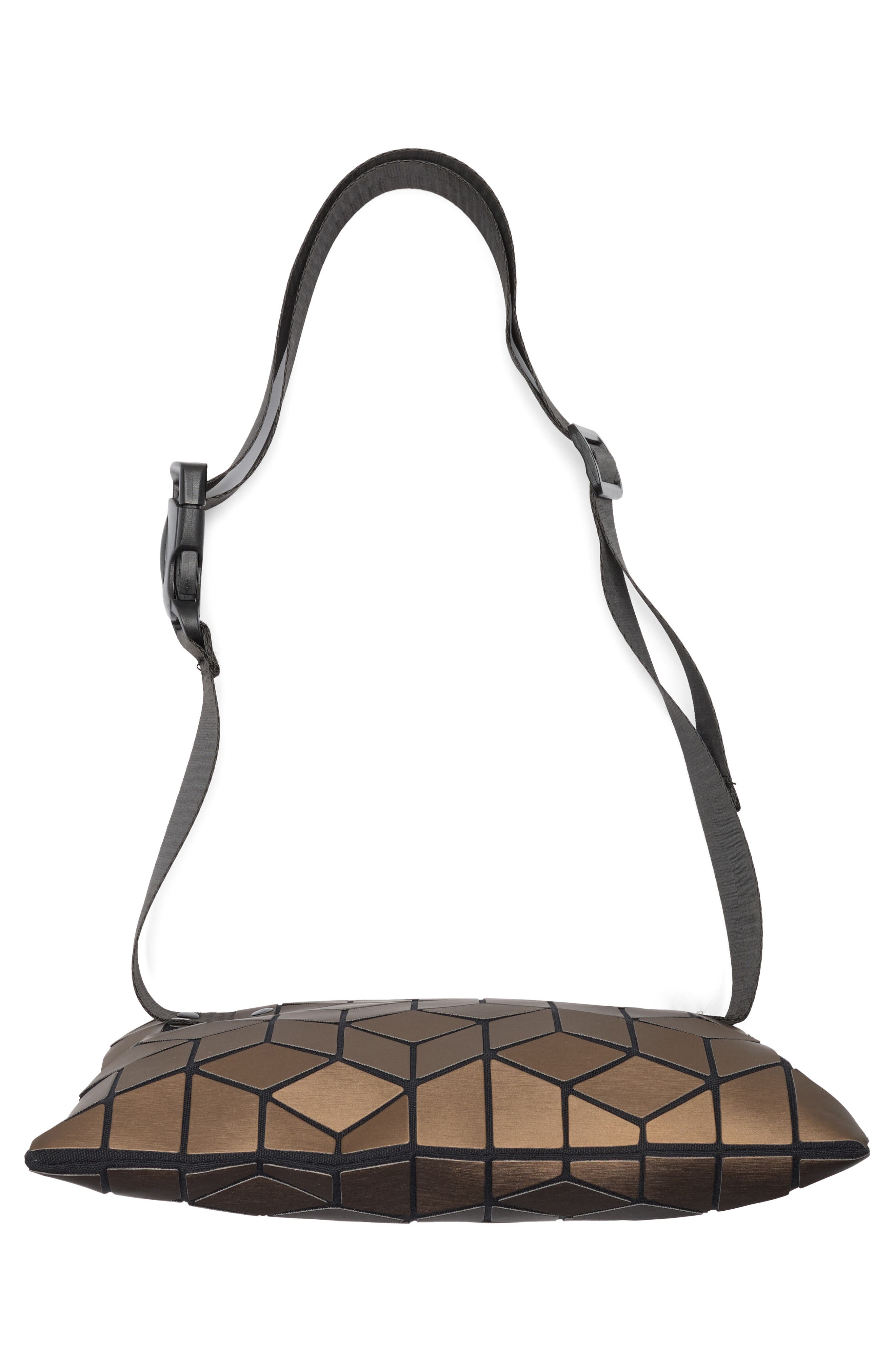PATRIZIA LUCA Slanted Square Convertible Belt Bag, Alternate, color, Matte Bronze