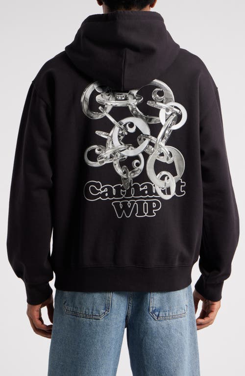Carhartt Work In Progress Charm Link Hoodie In Black
