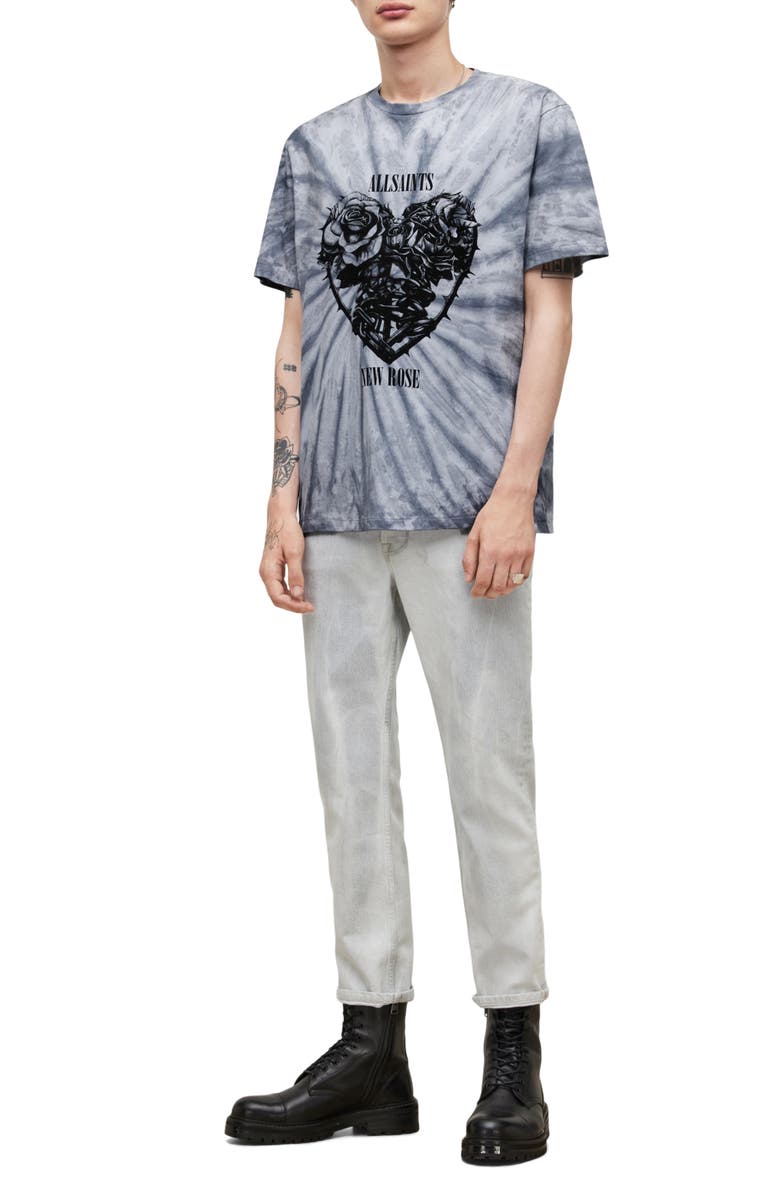 AllSaints Harley Tie Dye Graphic Tee, Alternate, color, 