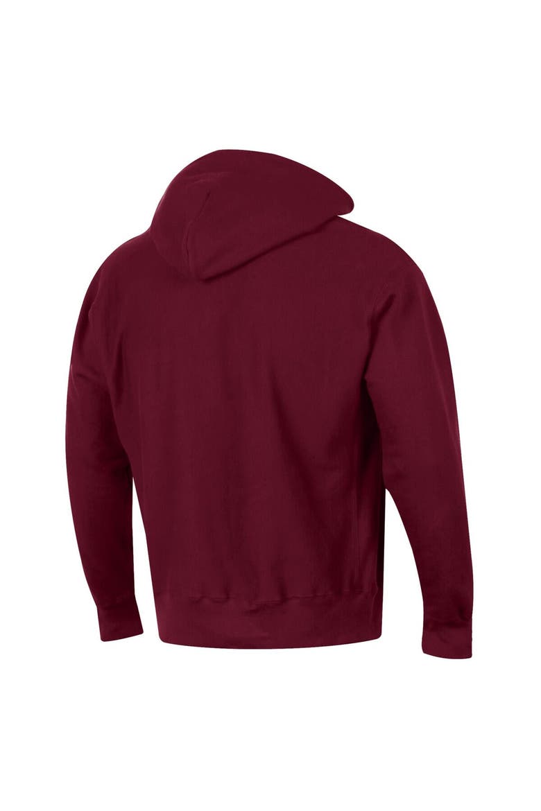 Men's Champion Maroon Bethune-Cookman Wildcats Tall Arch Pullover Hoodie, Alternate, color, Maroon