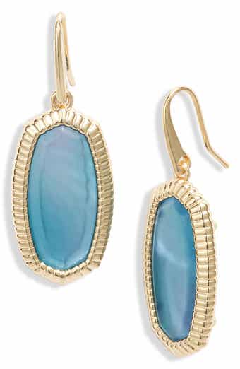 Dani Ridge Frame Drop Earrings