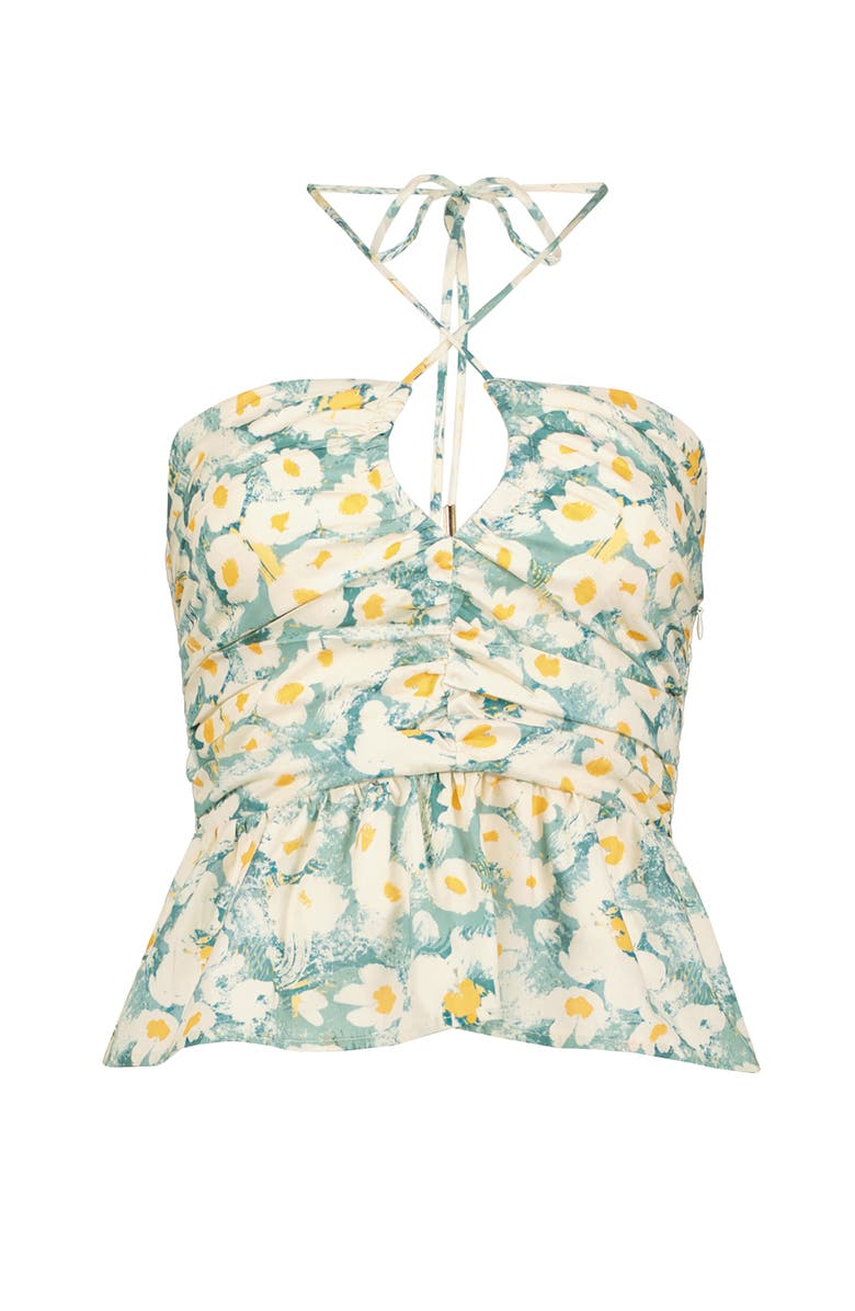Bishop + Young Aeries Halter Top, Alternate, color, Lagos Print
