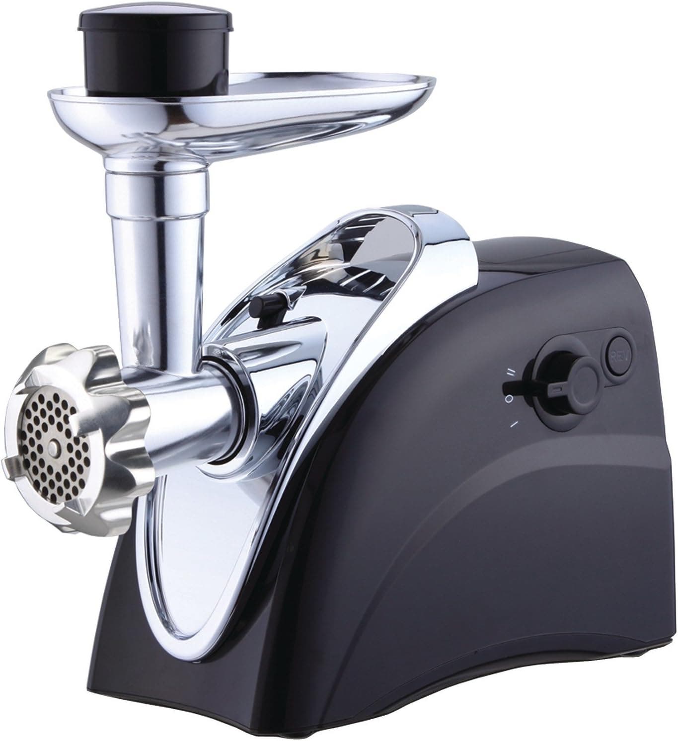 selected BLACK AND STAINLESS STEEL