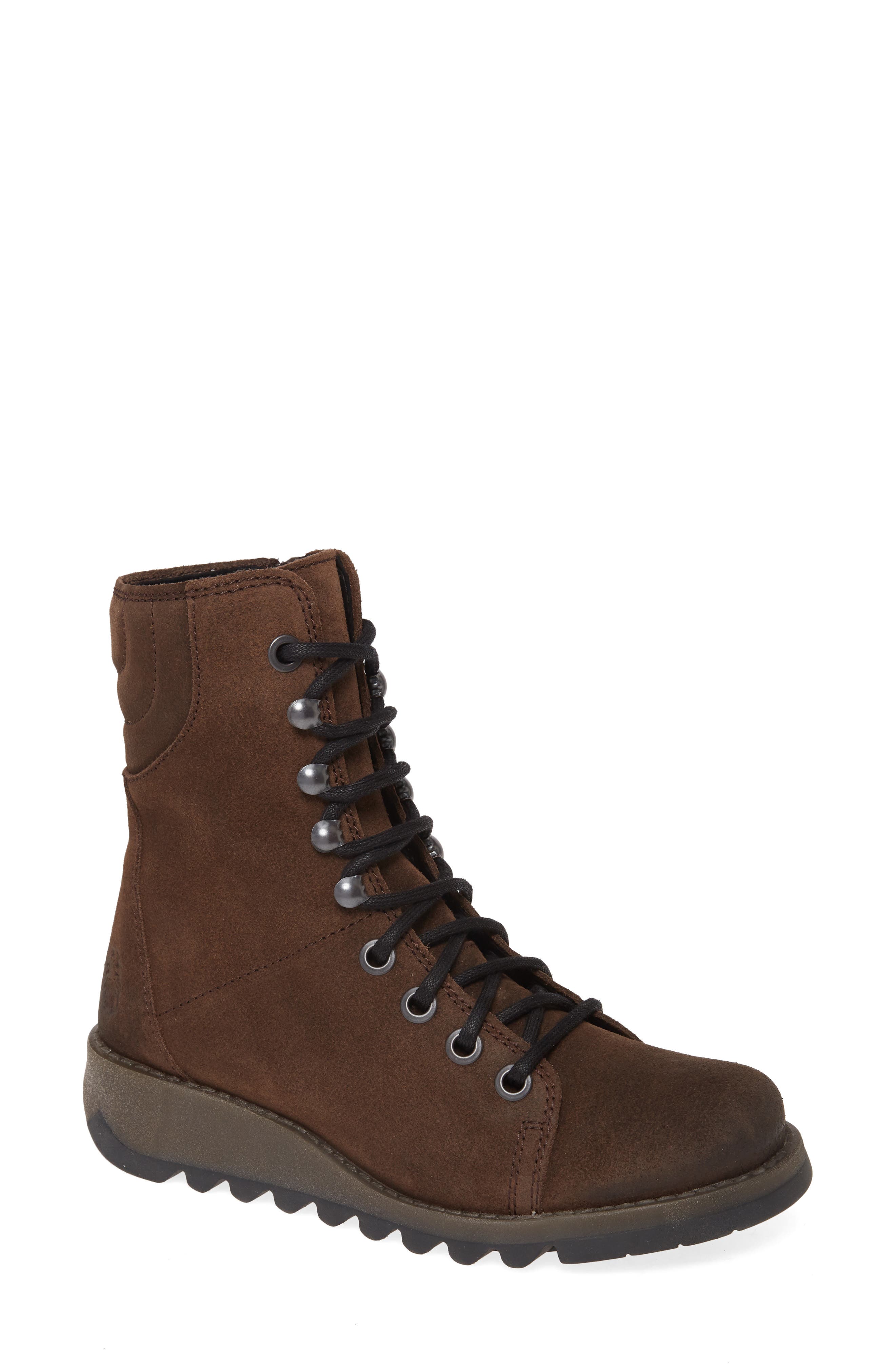 Same Lace-Up Boot, Main, color, BROWN LEATHER