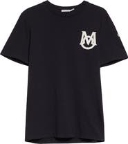 Moncler Monogram Logo Cotton T-Shirt