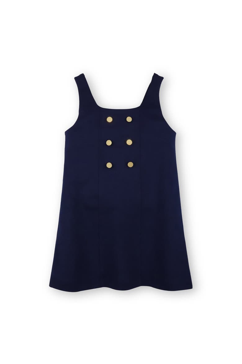 Girls' Ponte Jumper, Toddler, Main, color, Navy