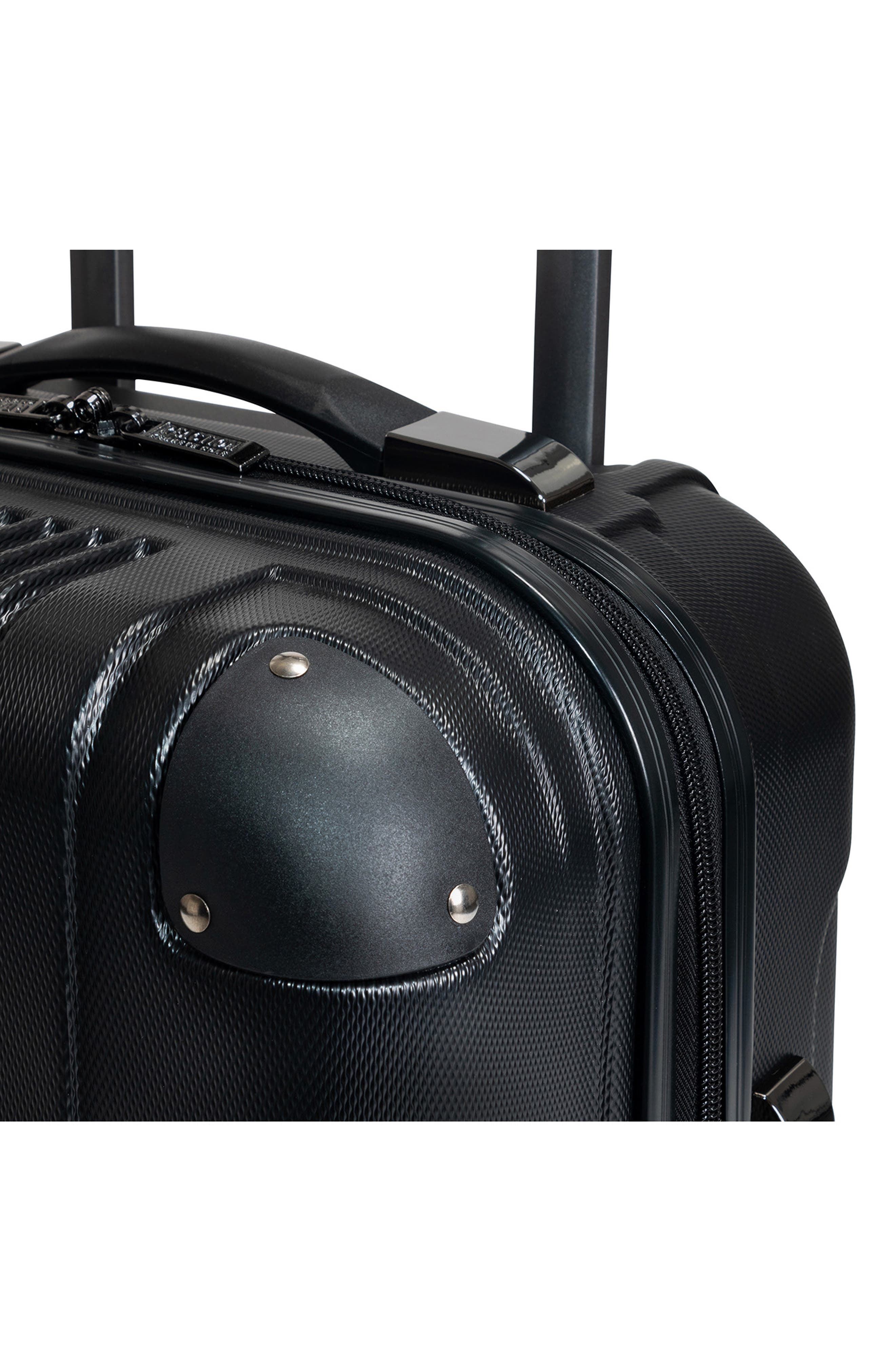 Kenneth Cole Reaction Out of Bounds Collection 20" Lightweight Hardside 4-Wheel Spinner Carry-On Luggage, Alternate, color, Black