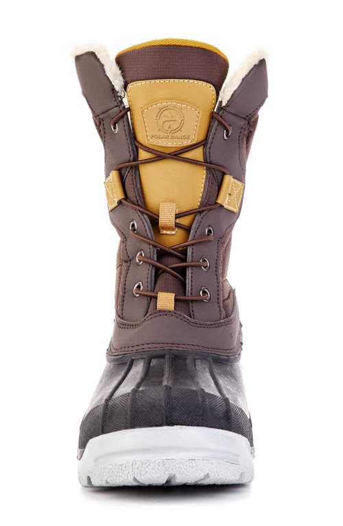 Polar Range Men's Cold Weather Fur Boot In Brown