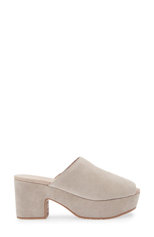 Chocolat Blu Platform Slide Sandal In Neutral