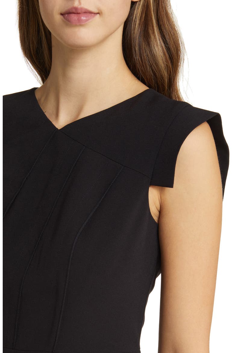 Cap Sleeve Jumpsuit, Alternate, color, BLACK