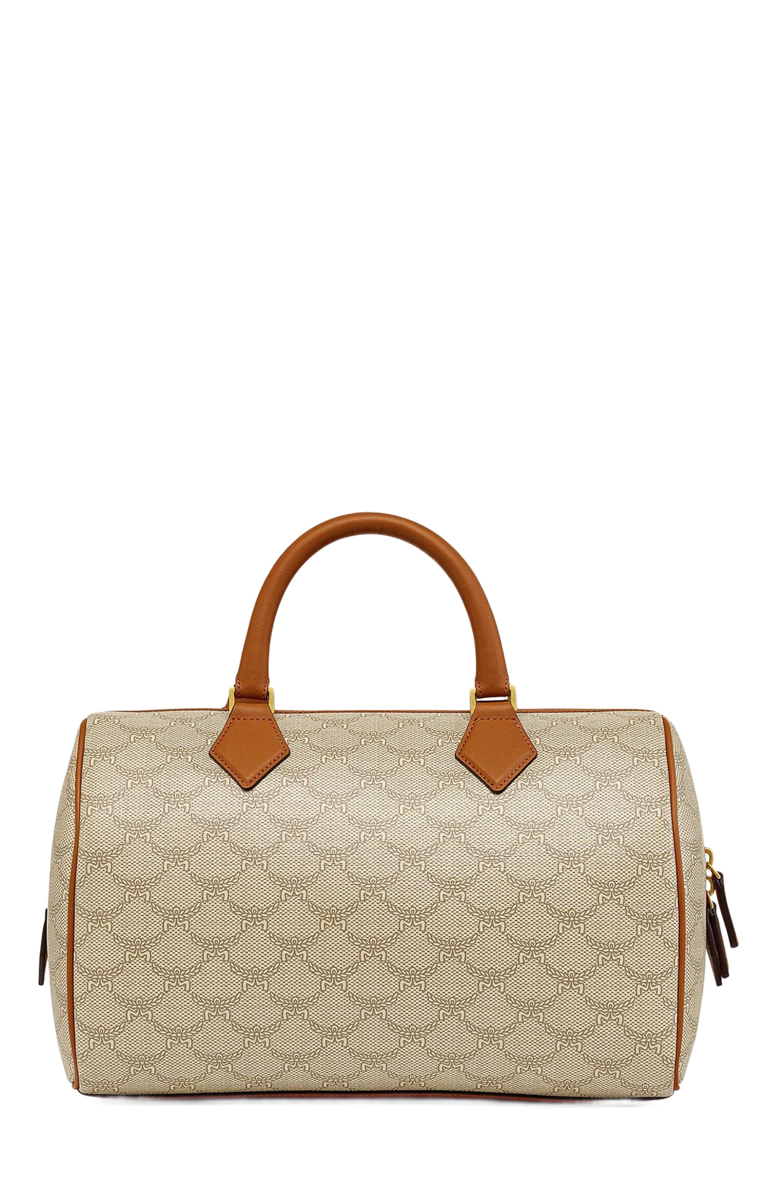 MCM Ella Boston Bag in Lauretos, Alternate, color, 