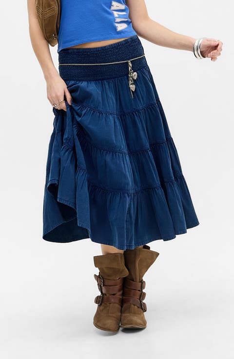 Bea Cotton Tiered Skirt