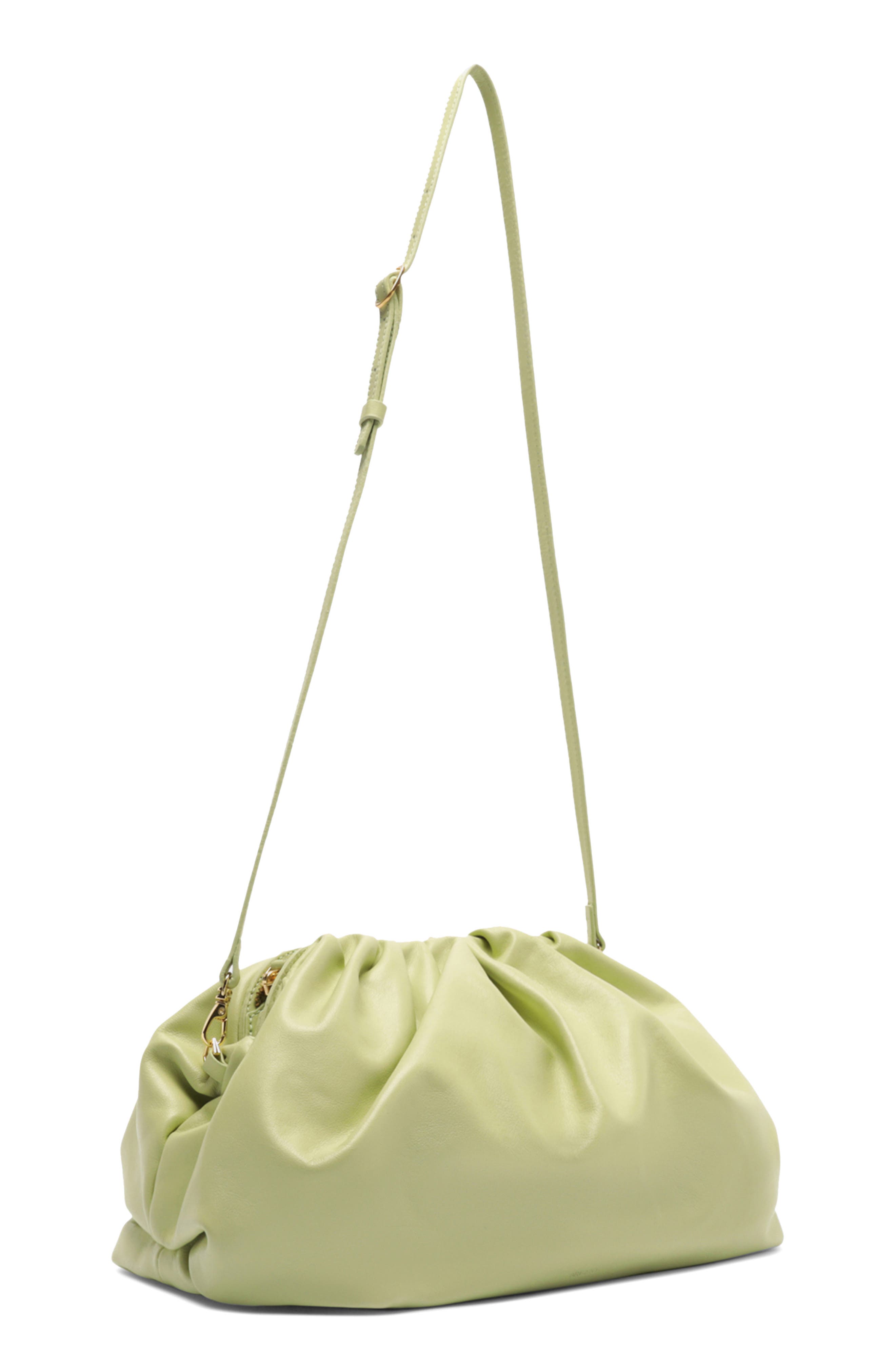 Arezzo Elizabeth Small Leather Clutch, Alternate, color, 