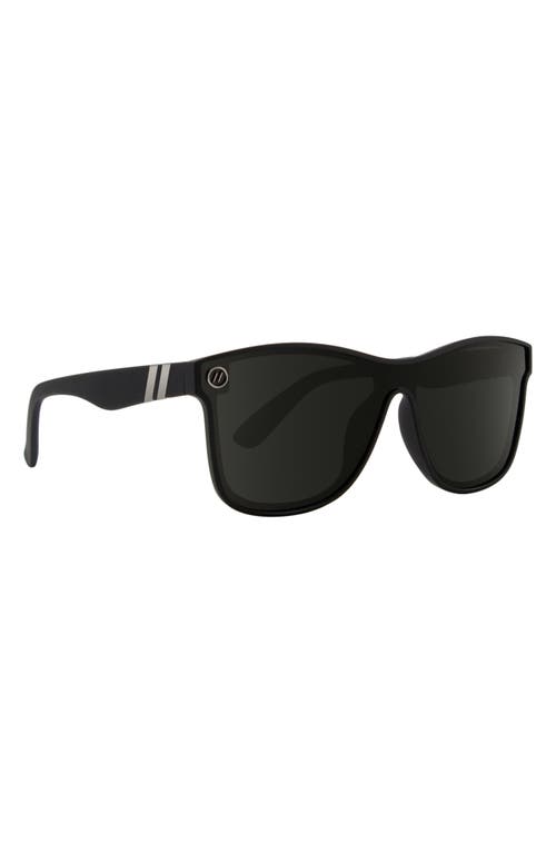 Blenders Eyewear Millenia X2 138.5mm Polarized Square Sunglasses In Black