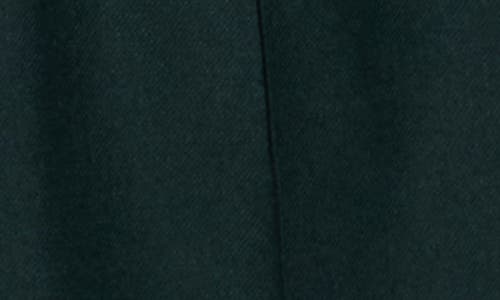 Vince Brushed Flannel Wide Leg Pull-on Pants In Green