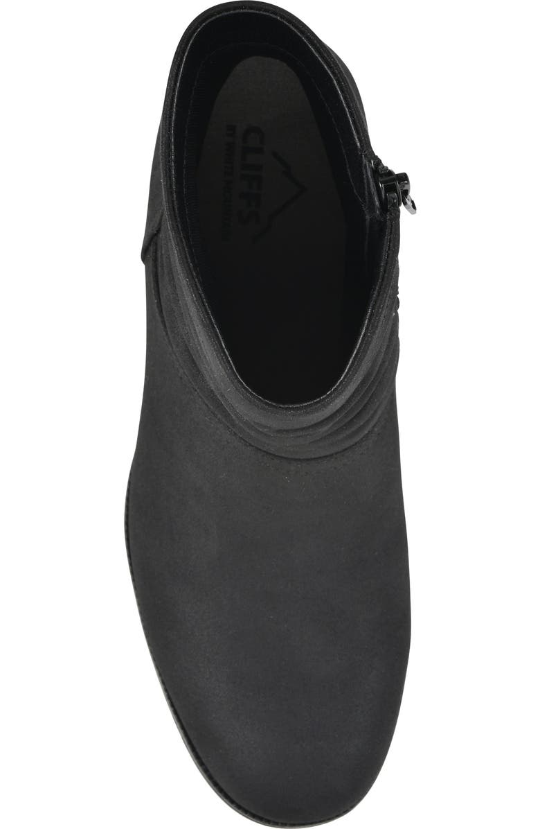 CLIFFS BY WHITE MOUNTAIN Durbon Scrunch Boot - Wide Width, Alternate, color, Black/ Fabric