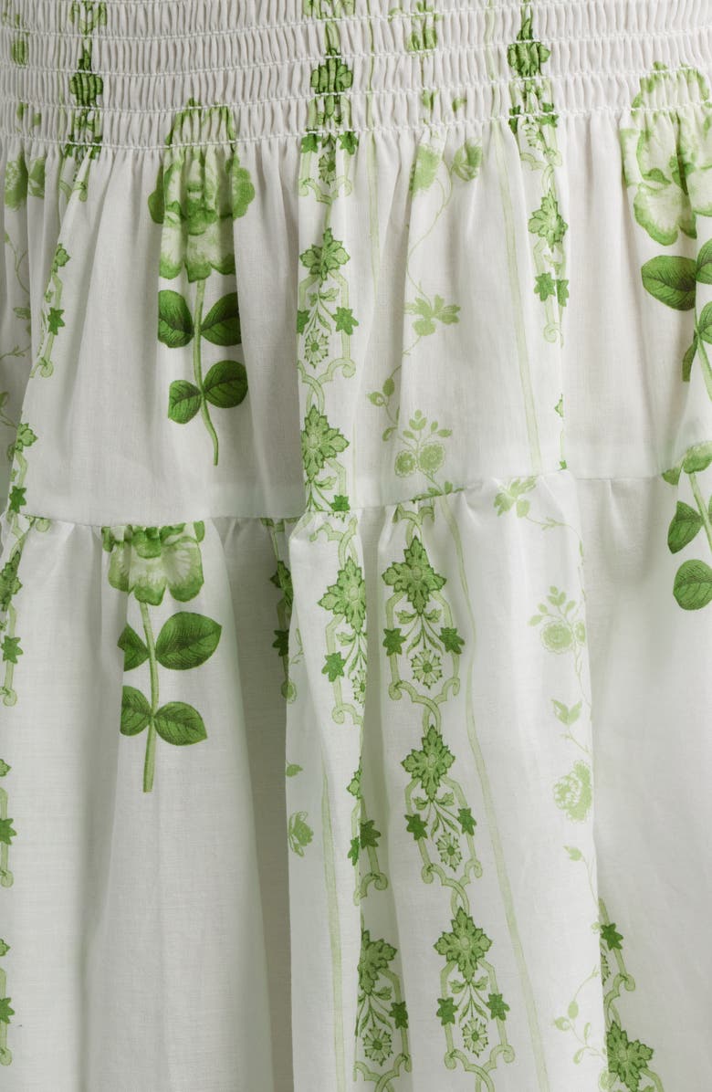 Hill House Home The Cosima Nap<sup>®</sup> Minidress, Alternate, color, Arcadia Border White/Green