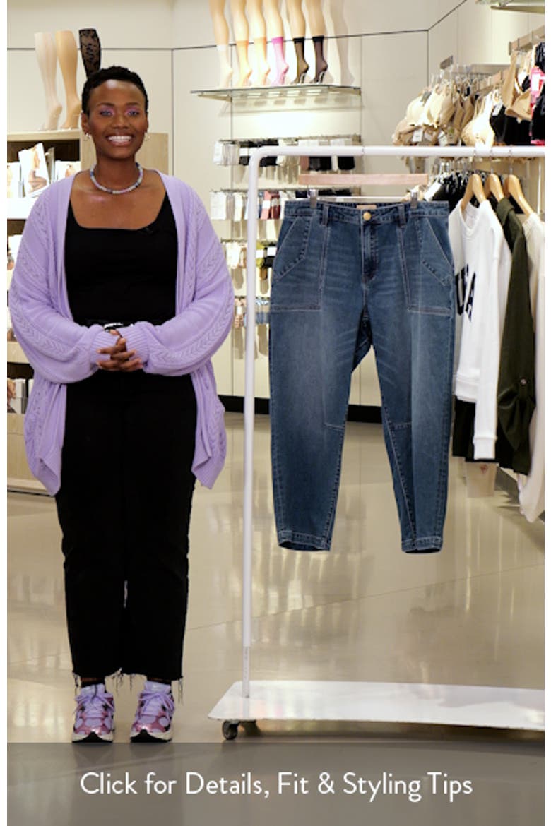 Ashton High Waist Crop Barrel Jeans video