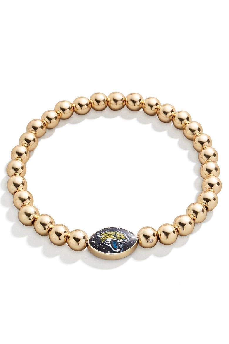 Jacksonville Jaguars Pisa Bracelet, Main, color, Gold