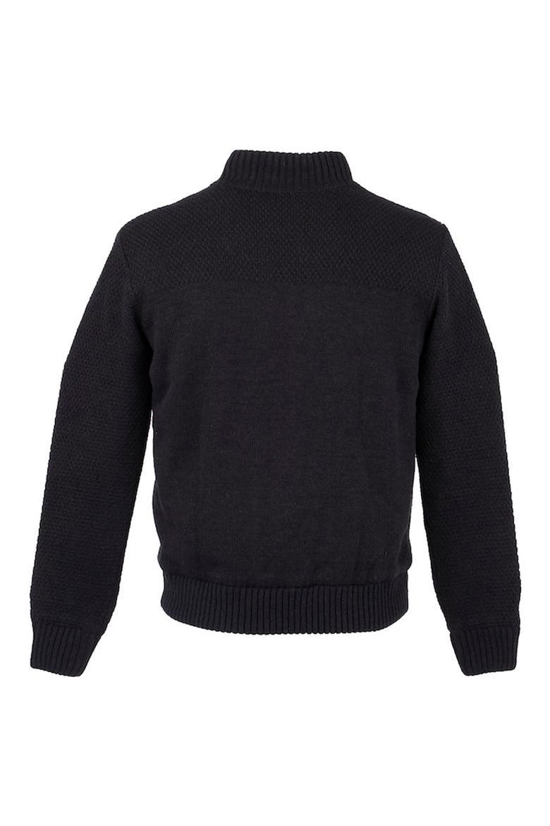 Full Zip Cardigan, Alternate, color, BLACK