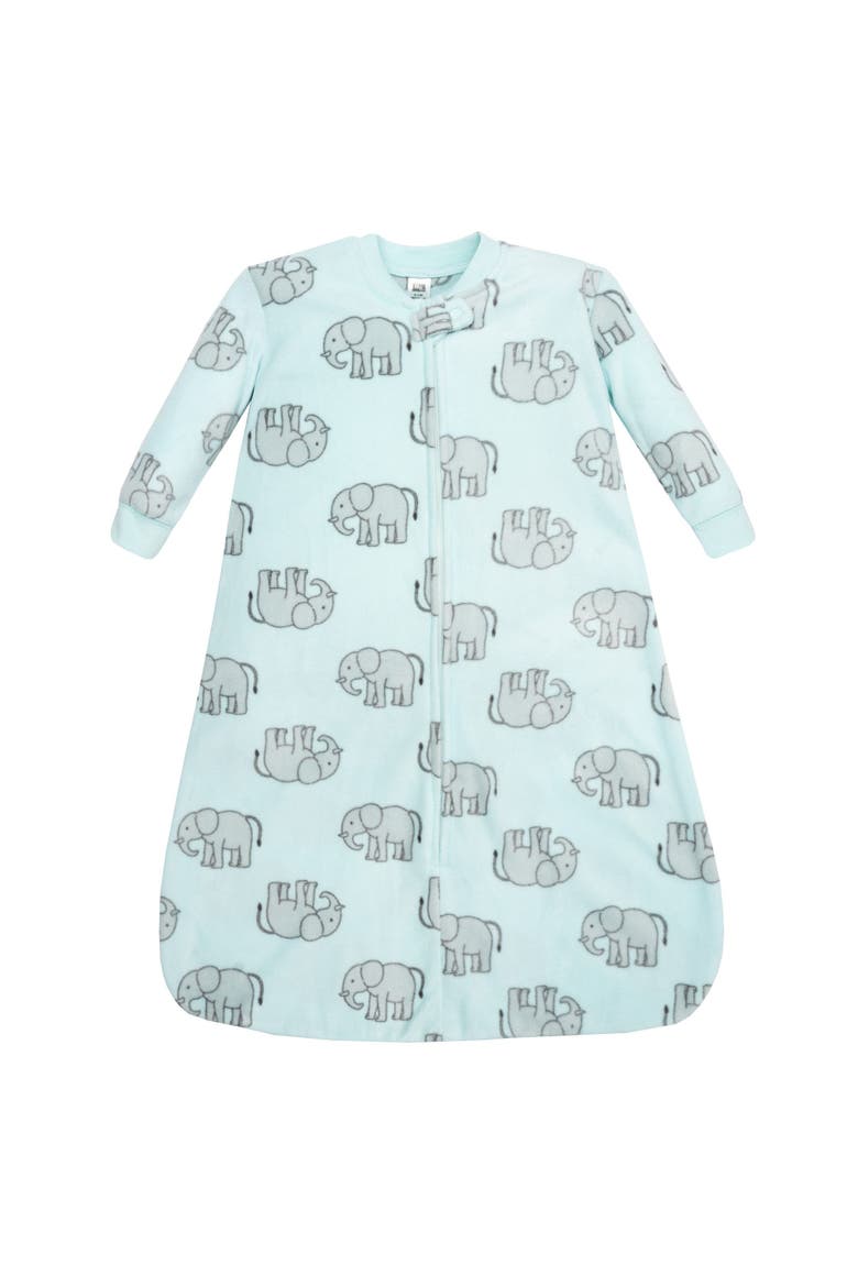 Fleece Long Sleeve Sleeping Bag, Main, color, Cute Elephant