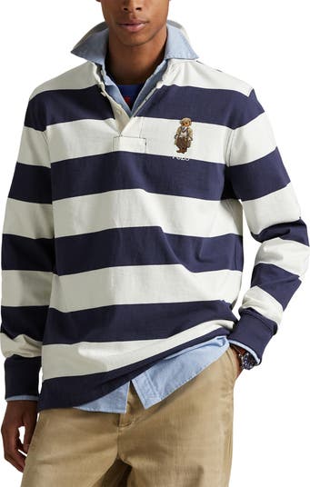 Polo Bear Stripe Rugby Shirt