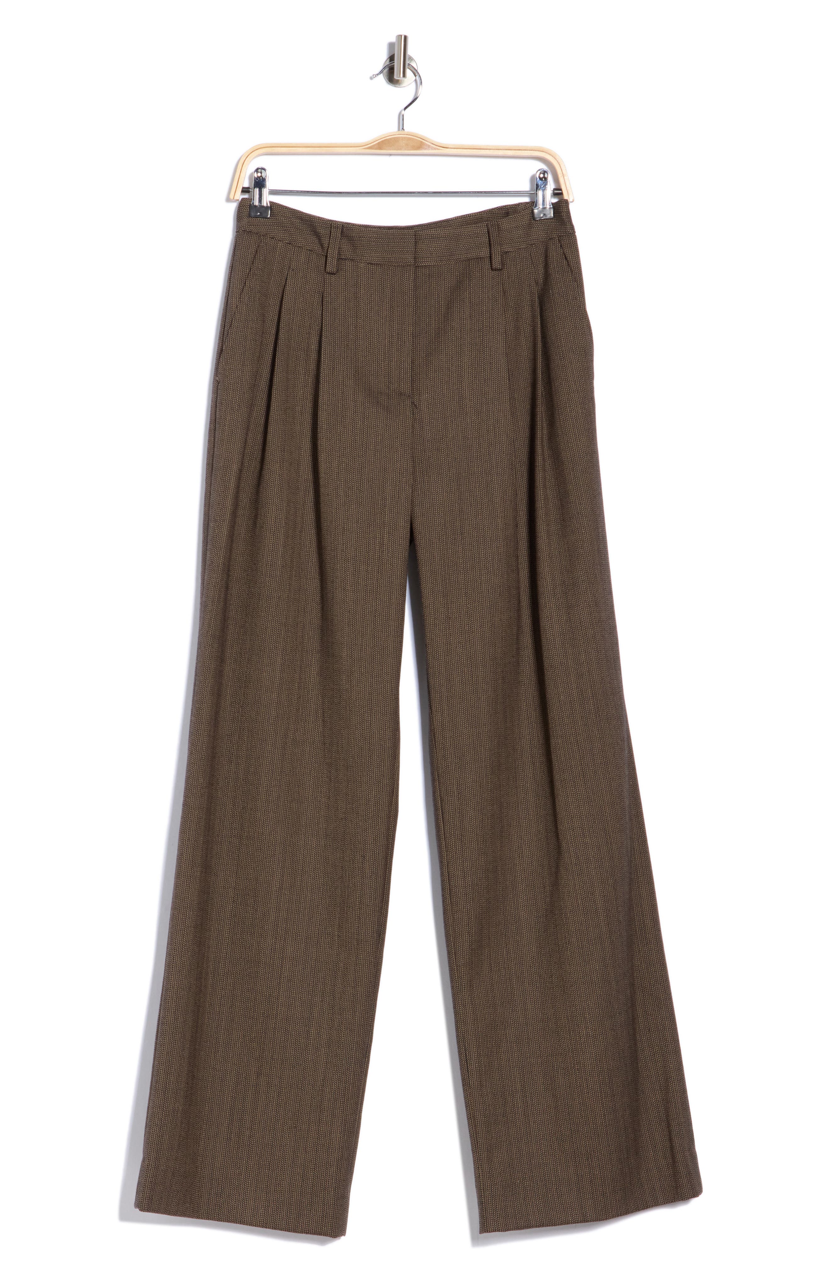 Sulli High Waist Wide Leg Pleated Pants