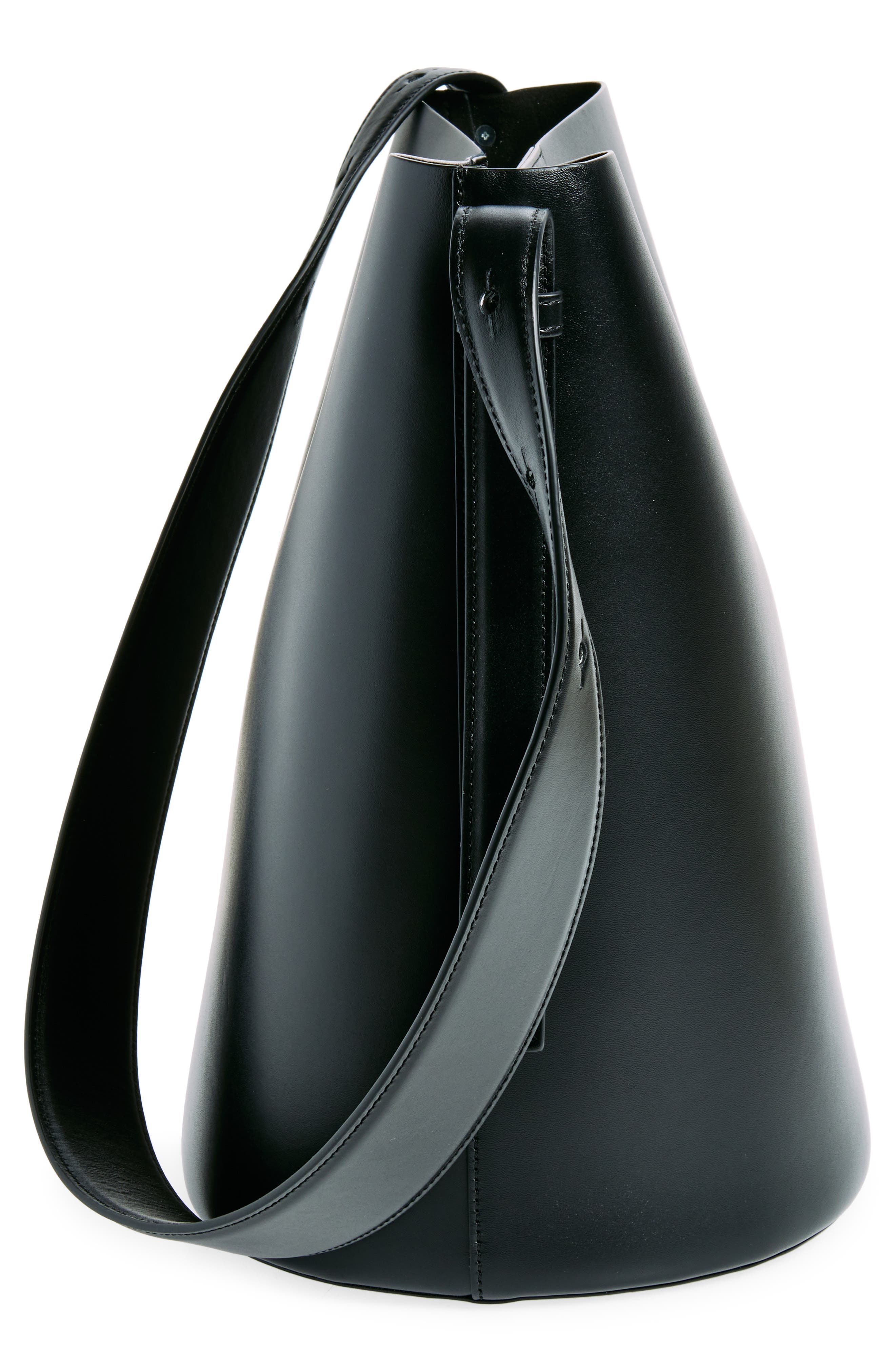 Yvonne Koné Leo Leather Bucket Bag, Alternate, color, 