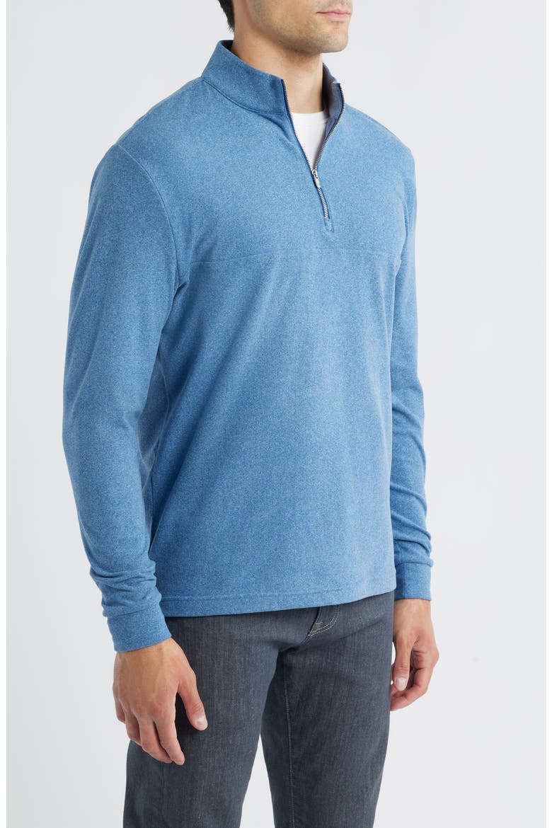 Mikey Quarter Zip Pullover, Alternate, color, SPLASH