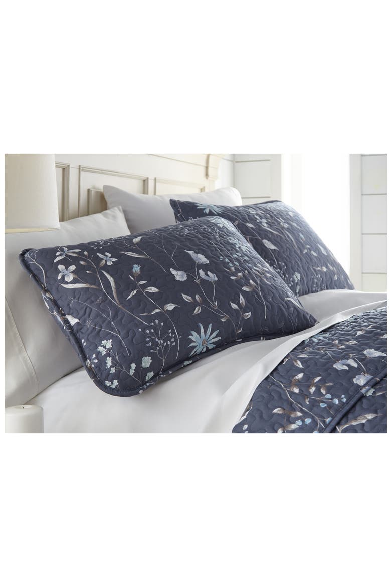 Luxury Premium Floral Collection Quilt Cover Set, Alternate, color, BLUE