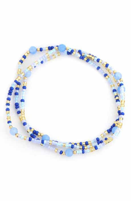 Panacea Set of 3 Beaded Stretch Bracelets