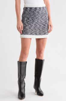 Adalee Marled Miniskirt