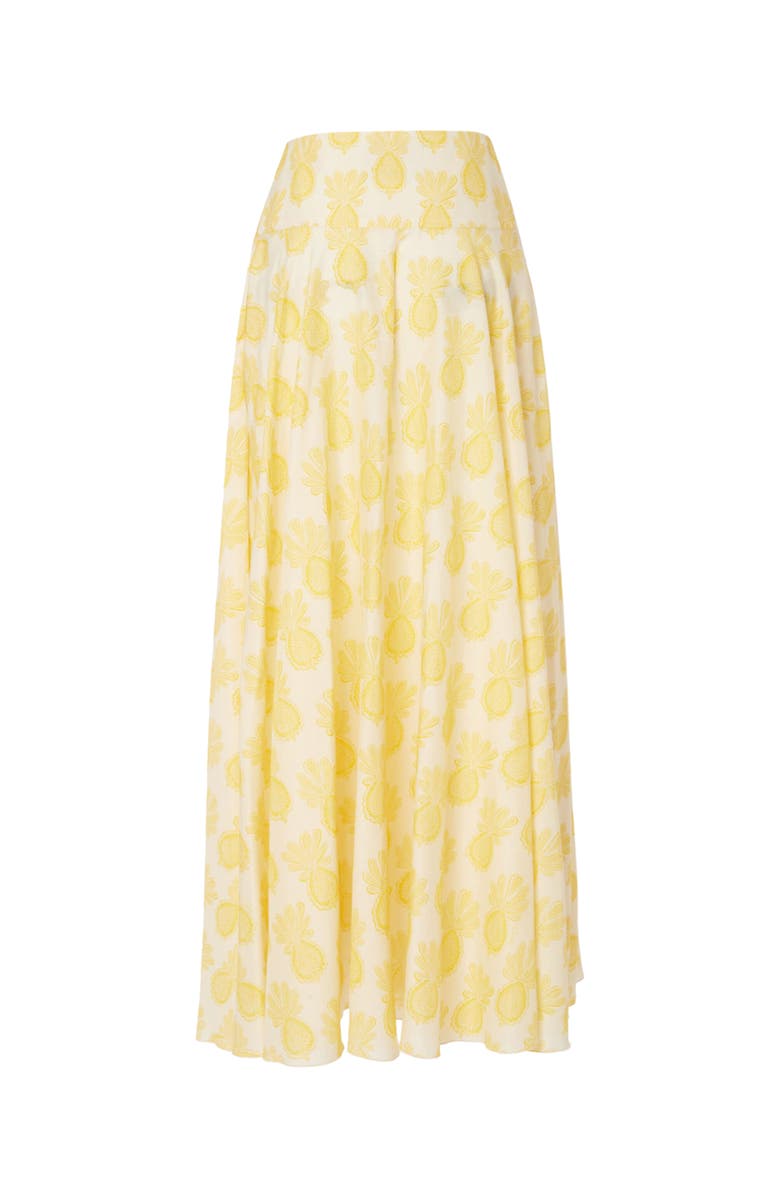 La DoubleJ Ariel Skirt Pineapple Sunflower White, Alternate, color, Pineapple Sunflower White