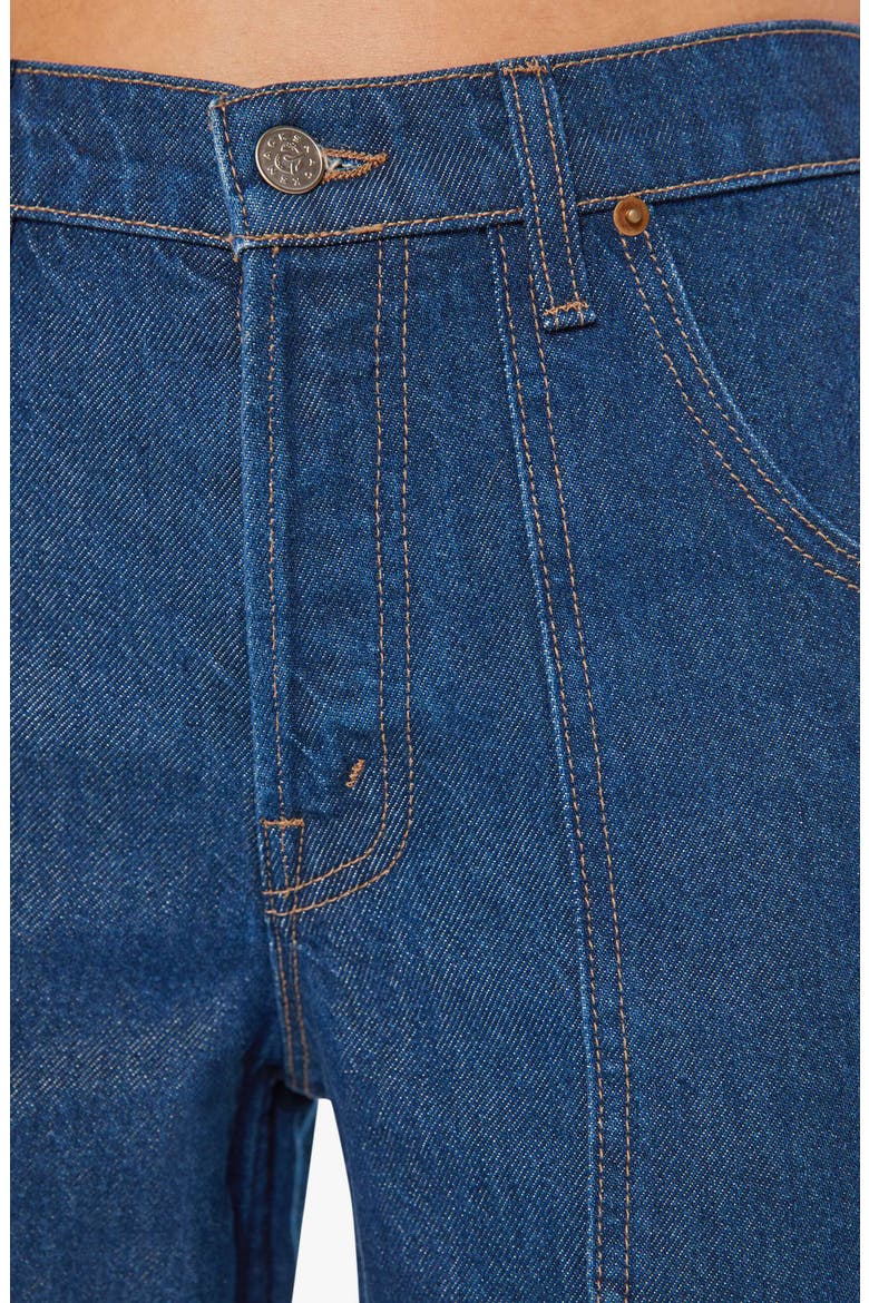 The Smoothie Carpenter Sneak Wide Leg Jeans, Alternate, color, CLEAN YOUR PLATE
