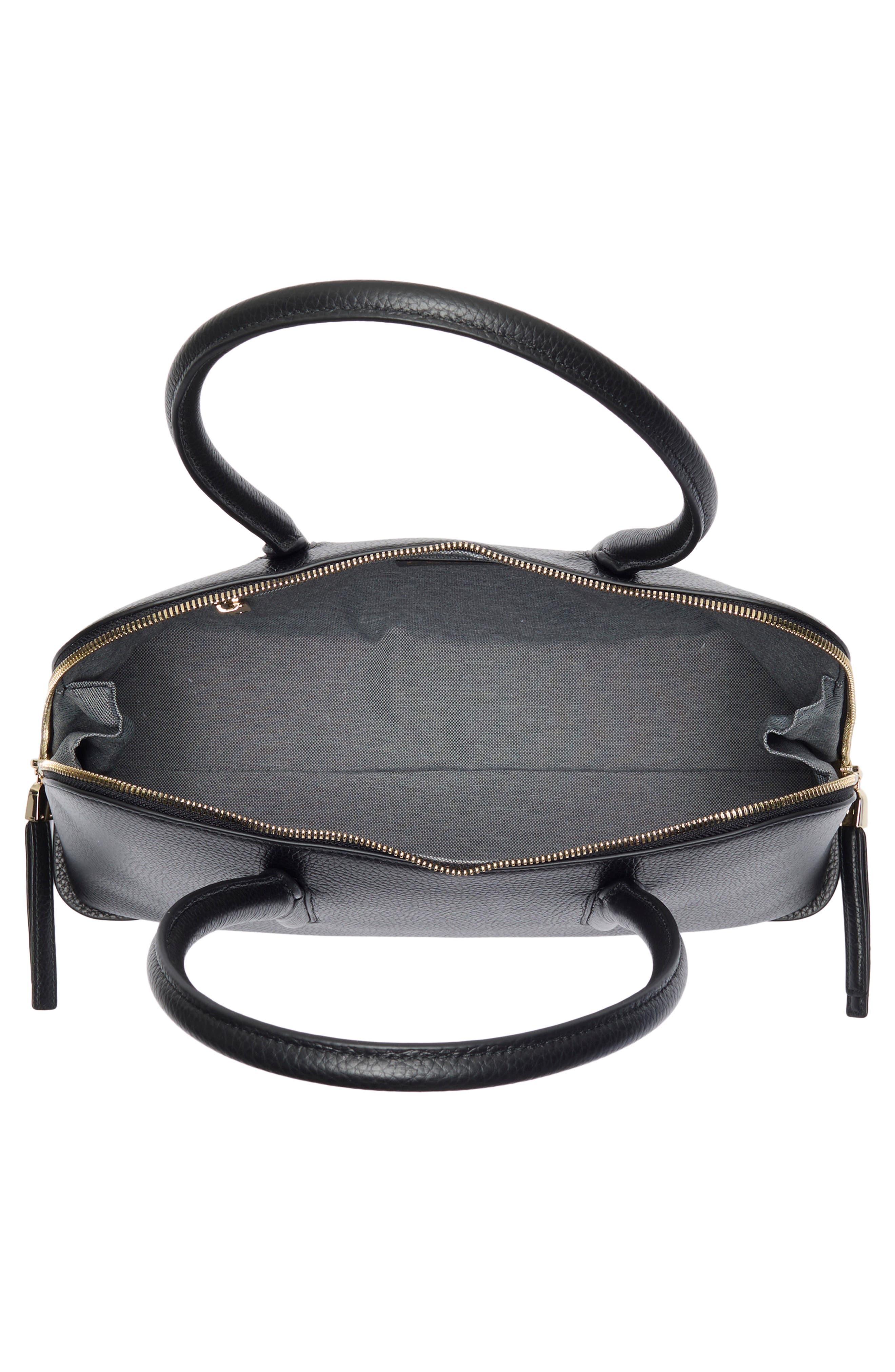 Furla Atmosfera Dome Tote, Alternate, color, Nero