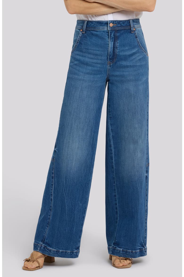 Gracie High Waist Wide Leg Jeans, Main, color, WILD RIVER