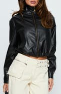 Princess Polly Monay Faux Leather Jacket