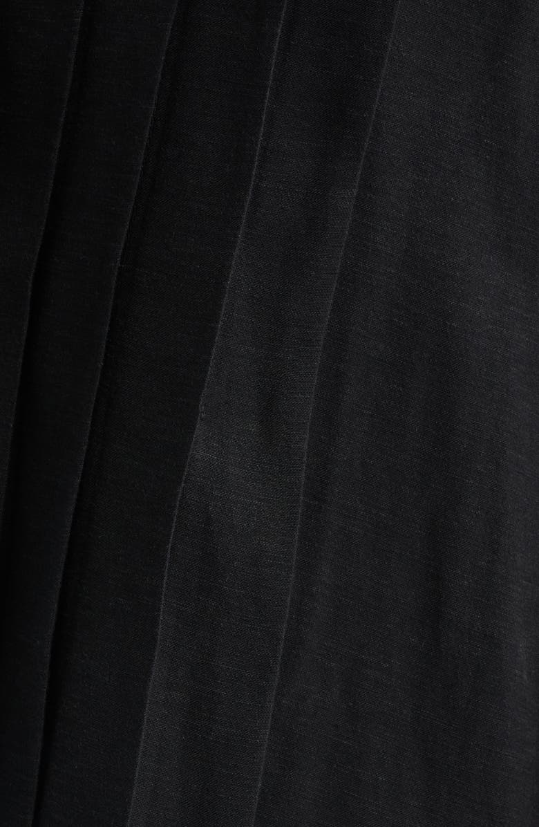 Rails Aja Pleat Sleeveless Top, Alternate, color, Black Linen