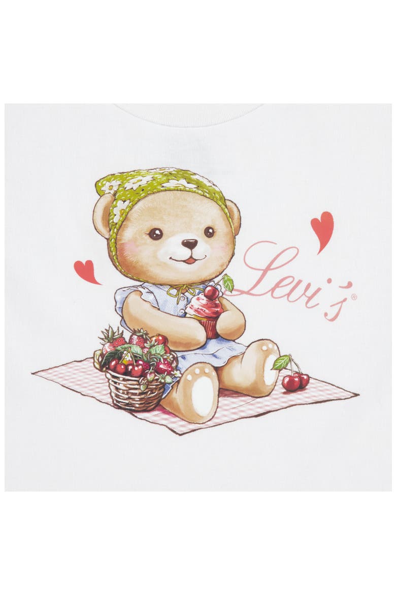 Graphic T-Shirt & Shorts Set, Alternate, color, BRIGHT WHITE