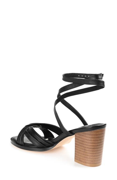 Journee Collection Freeda Ankle Strap Sandal In Black