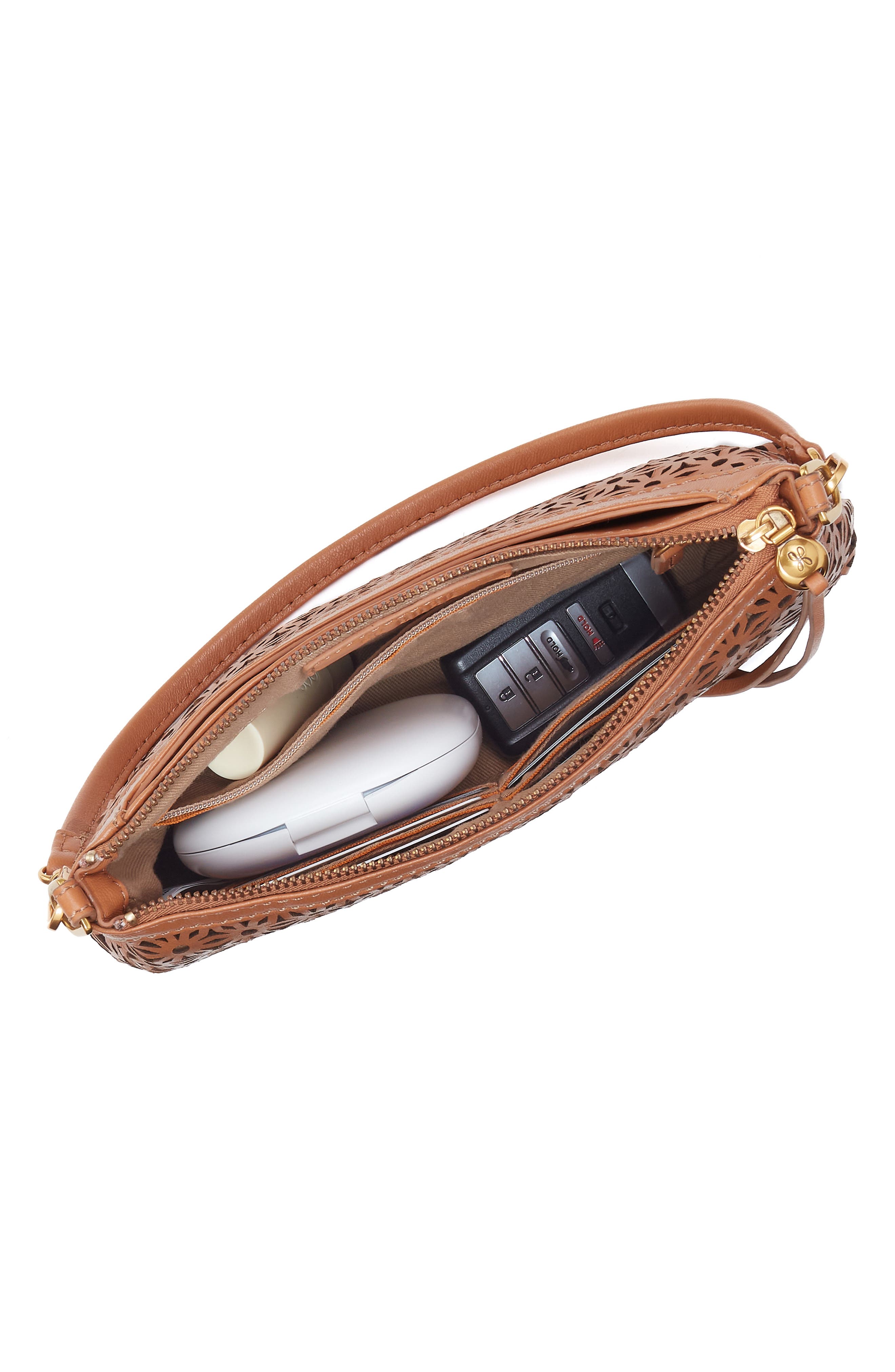 Darcy Leather Crossbody Bag, Alternate, color, CANYON PETAL
