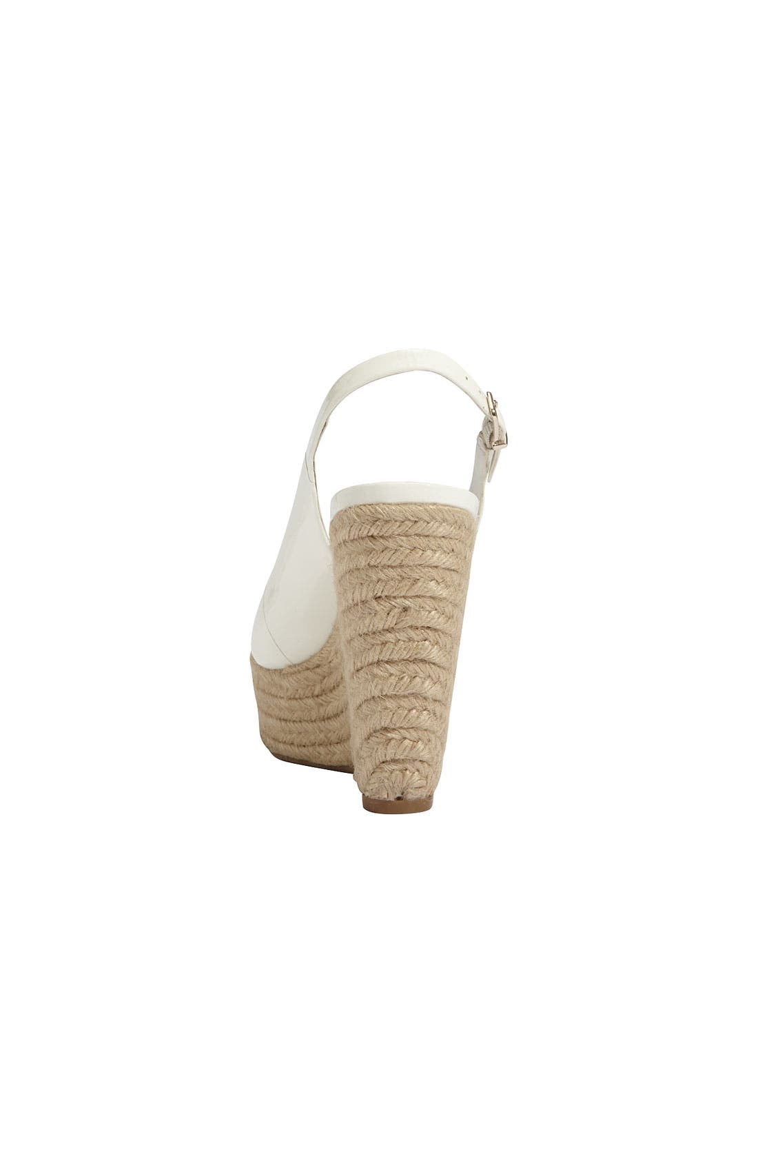 'Jungle' Espadrille Sandal, Alternate, color, WHITE