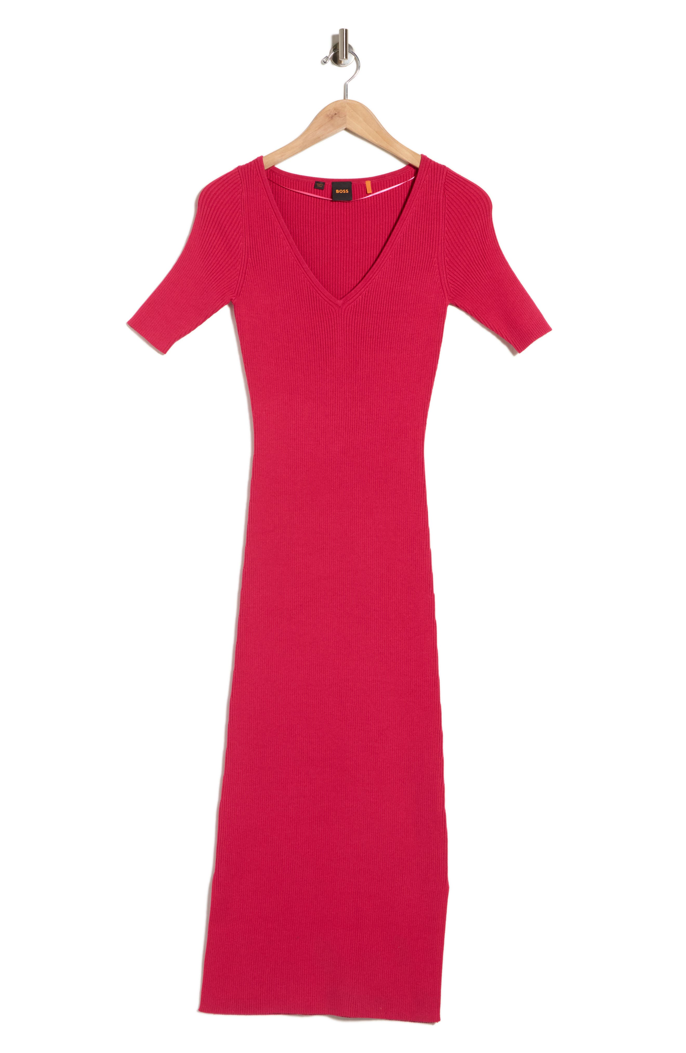 Ribbed Midi Dress