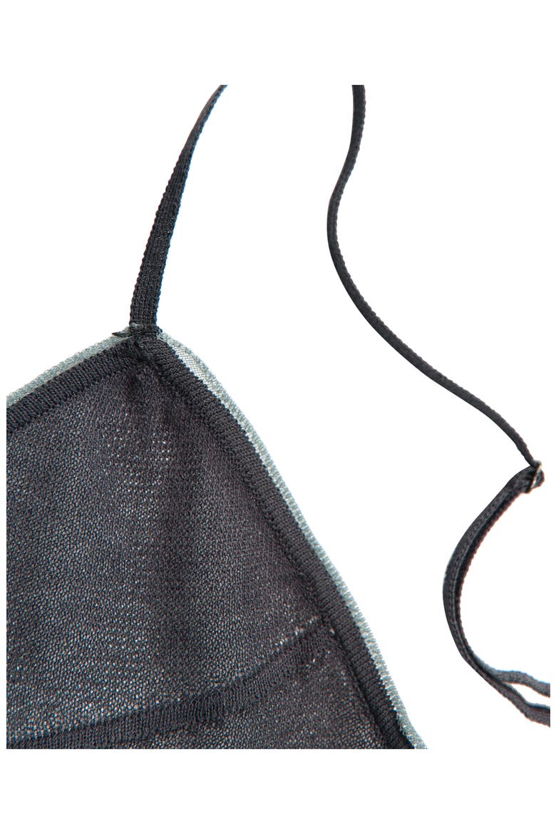 Semi-Sheer Knit Crop Top, Alternate, color, DARK BLUE