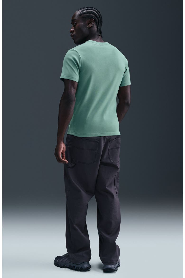 Rib Short Sleeve T-Shirt, Alternate, color, CANNON