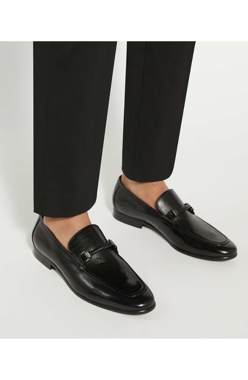Dune London Scilly Apron Toe Loafer In Black